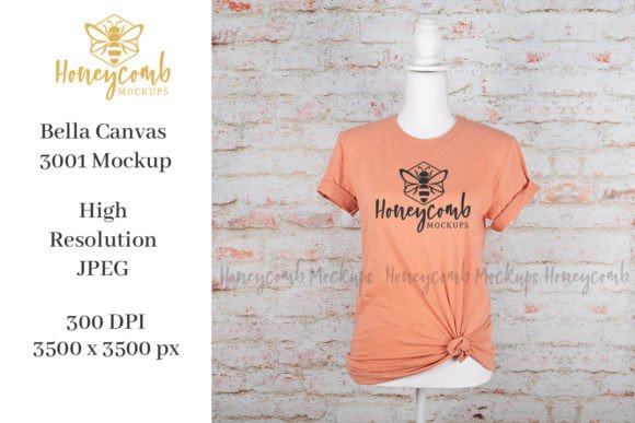 BC3001 Heather Prism Sunset: T-Shirts & Graphics
