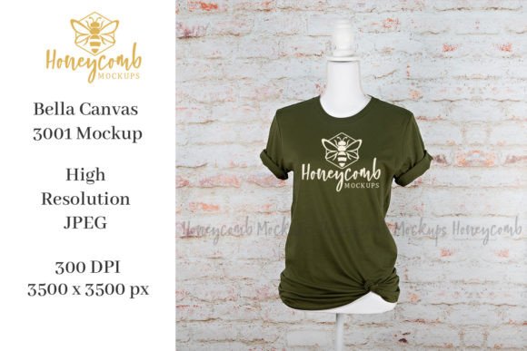 Bella Canvas Olive T-Shirt Graphics Review