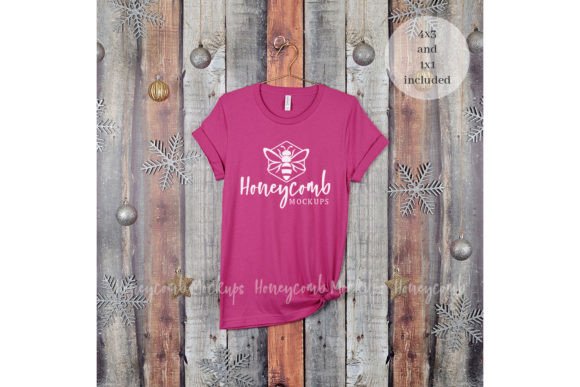 Christmas Berry Mockup: Graphics for T-Shirts