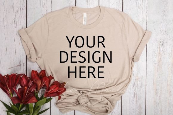 Heather Dust Mockups for T-Shirts & Graphics