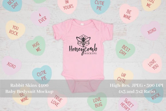 Pink Rabbit Skins 4400 Mockup for T-Shirts Graphics