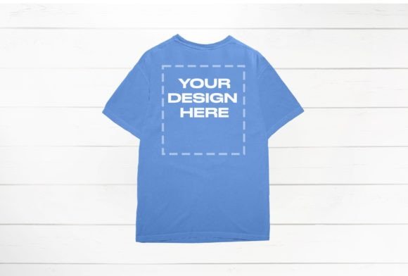 Reviewing Flo Blue Comfort Colors Mockup Back 1717
