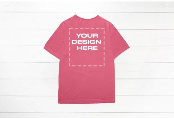 Reviewing the Watermelon Comfort Colors Mockup Back